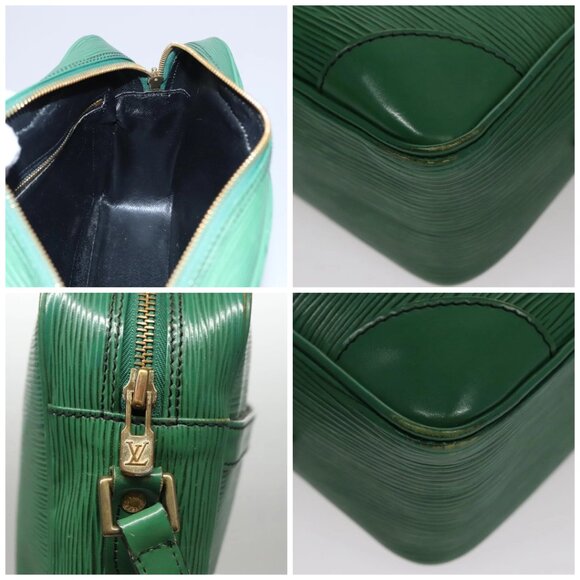 LOUIS VUITTON Epi Trocadero 27 Shoulder Bag Green - Picture 12 of 16